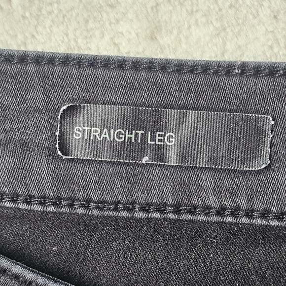 Kut from the Kloth Jeans Black Denim Women’s 10 Short Straight Leg Petite - Picture 7 of 13